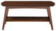 Sacramento Coffee Table, Walnut Dark Brown