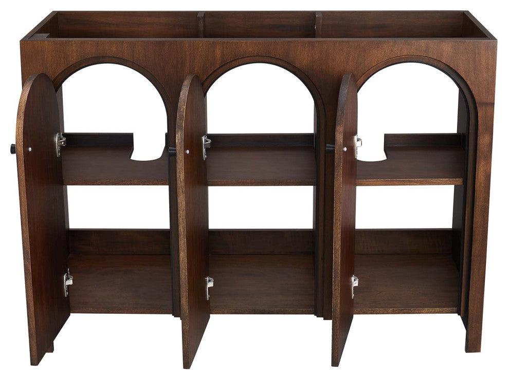 Appia 48" Bathroom Vanity Cabinet (Sink Basin Not Included) - Walnut