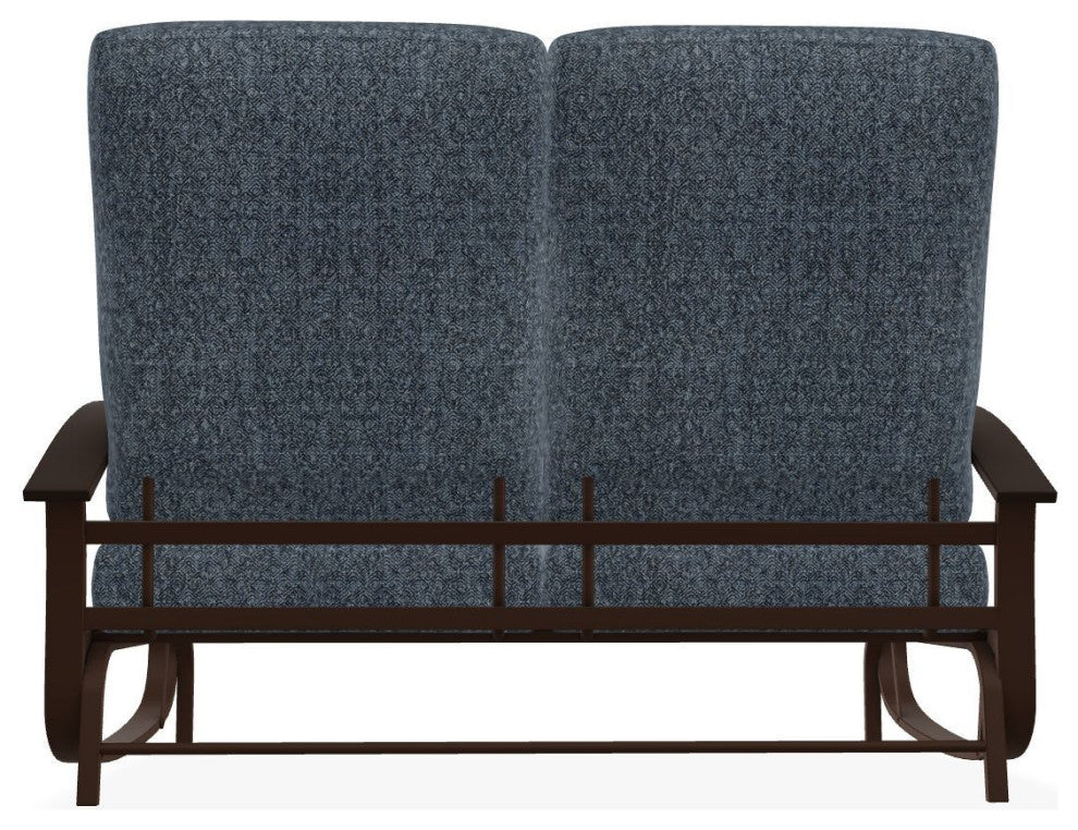 Belle Isle Cushion Deep Seating 2-Seat Glider, Restore Indigo/Kona