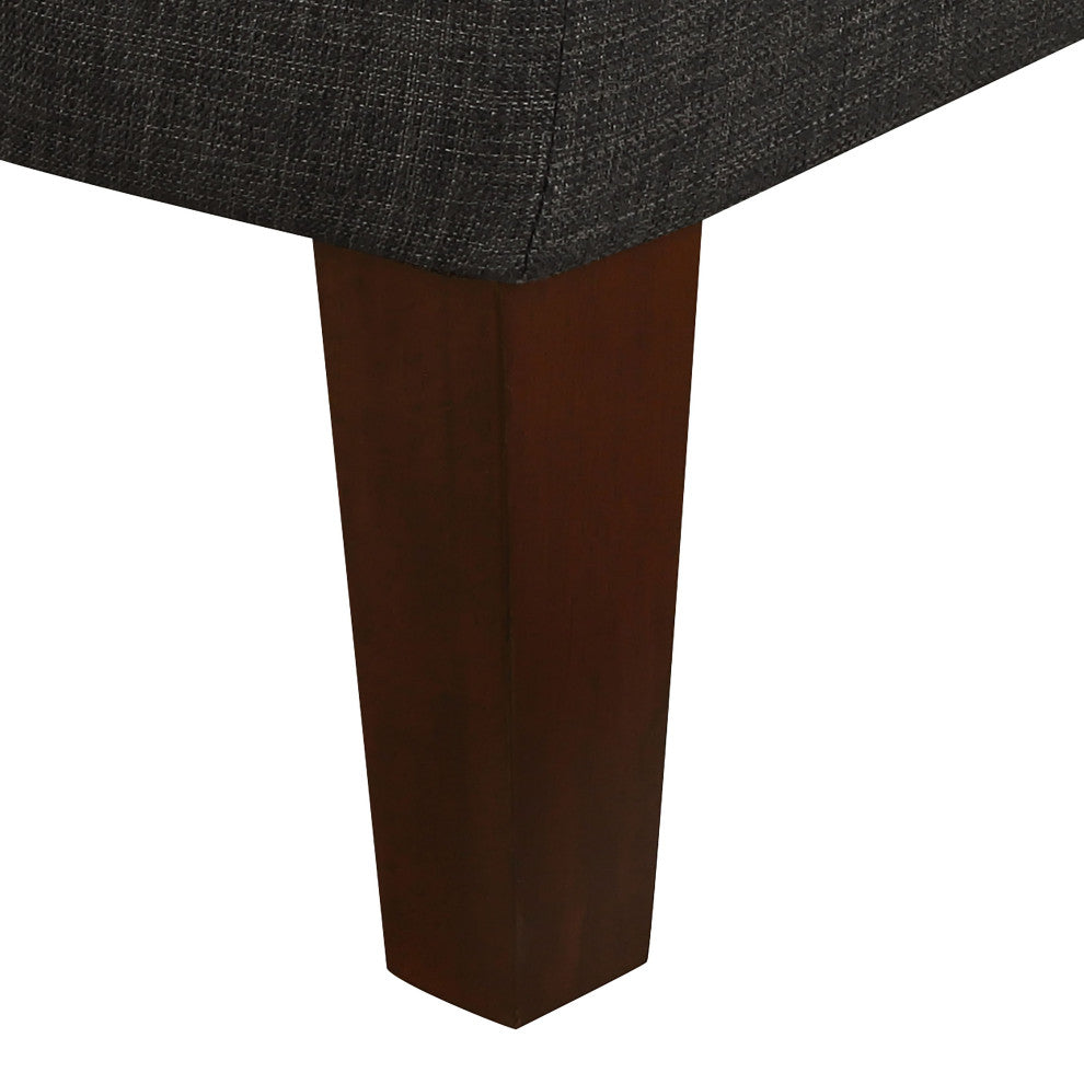 Kori Wingback Accent Chair with Nailhead Trim, Gray