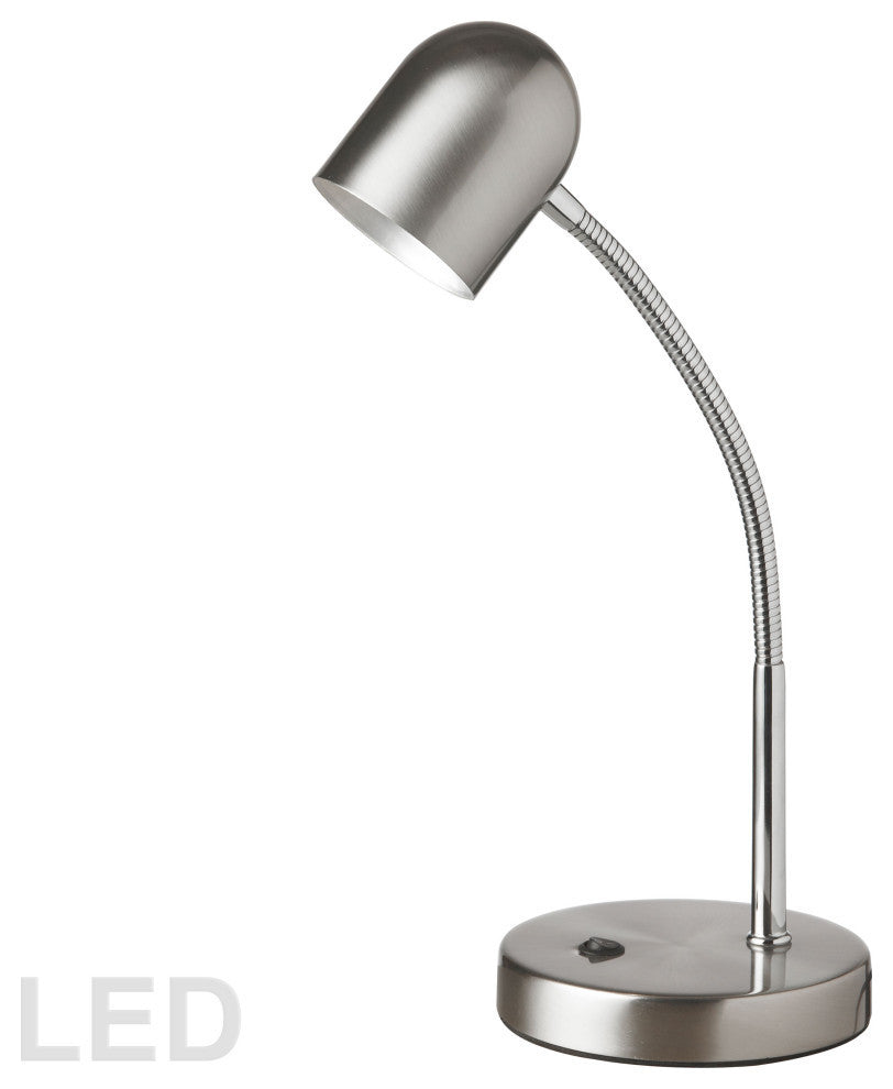 5W Table Lamp, Satin Chrome Finish