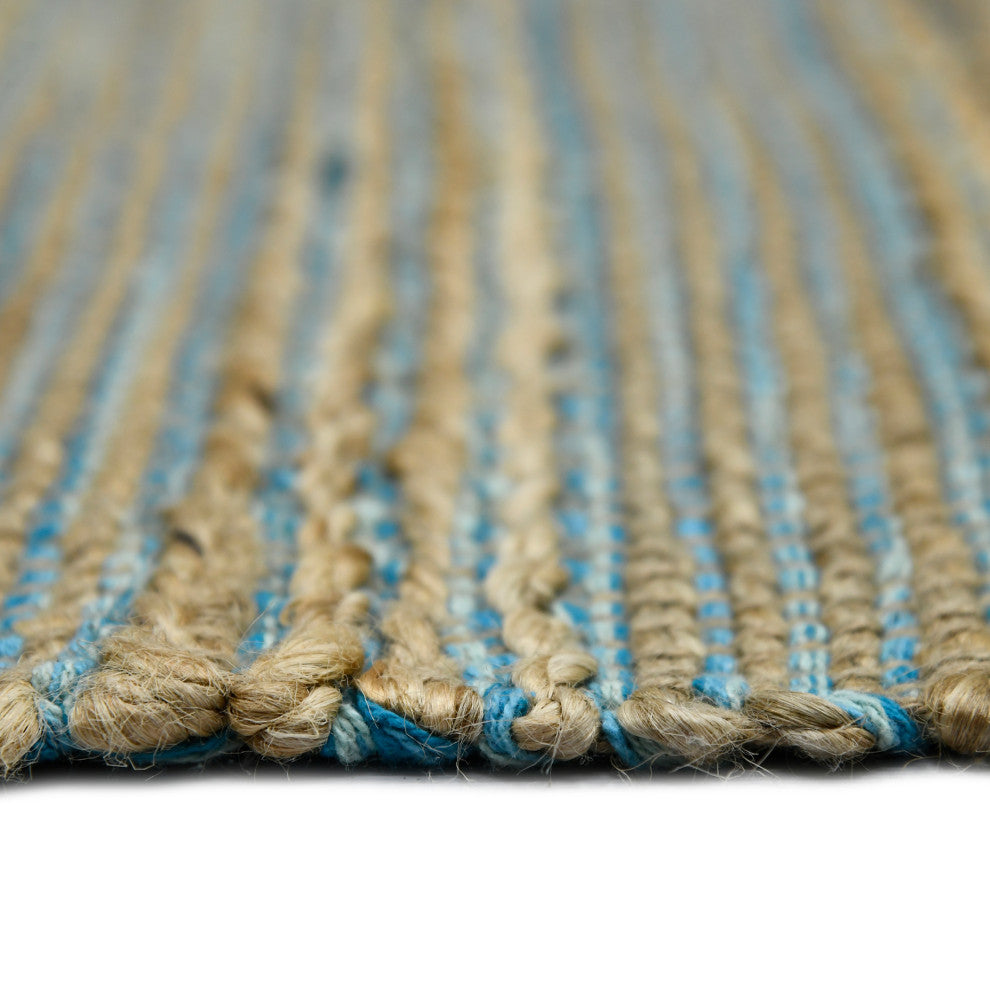 Naturals Sinclair Area Rug, Blue, 5' x 8', Striped
