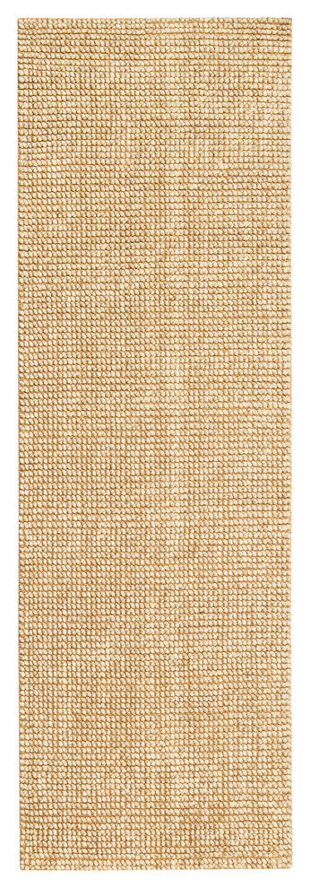 Zatar Wool and Jute Area Rug, 2'6"x12'