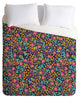 Deny Designs Joy Laforme Wild Blooms Duvet Cover - Lightweight