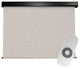 Outdoor Valanced Remote Control Operated Sunshade, Pearl Fabric, Pearl, 72x96