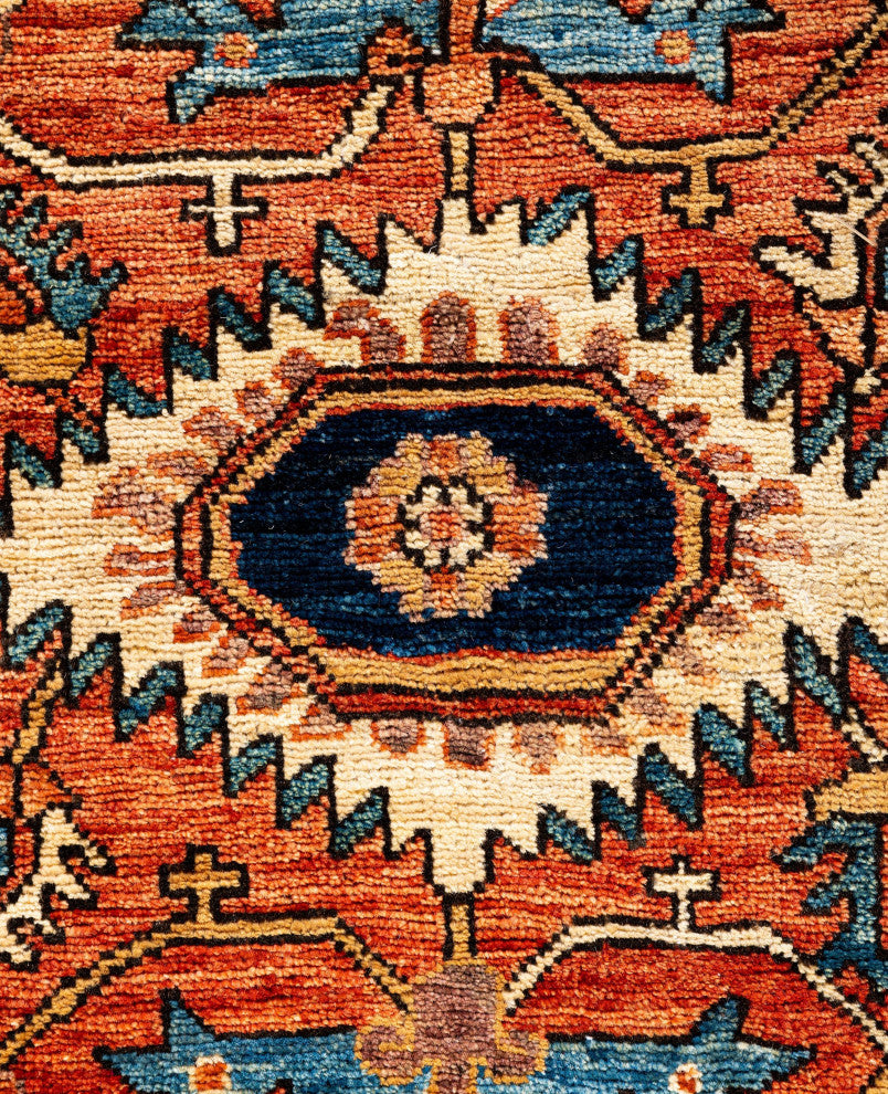 Serapi One-of-a-Kind Hand-Knotted Area Rug Red, 2'7" x 7'10"