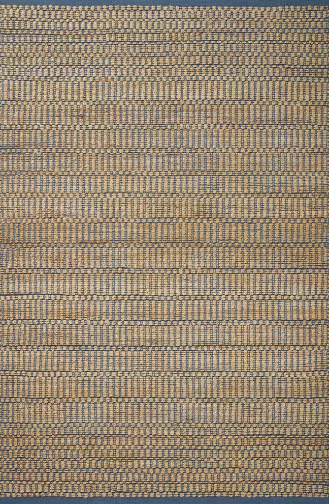 Angela Rose x Loloi Colton Natural / Navy 7'-6" x 9'-6" Area Rug