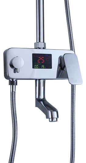 Thermostatic Shower Mixer Tap With Display, Shower Panel Controller