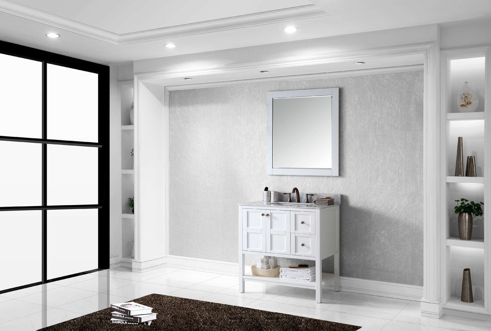 Winterfell 36" Single Bathroom Vanity Set, White