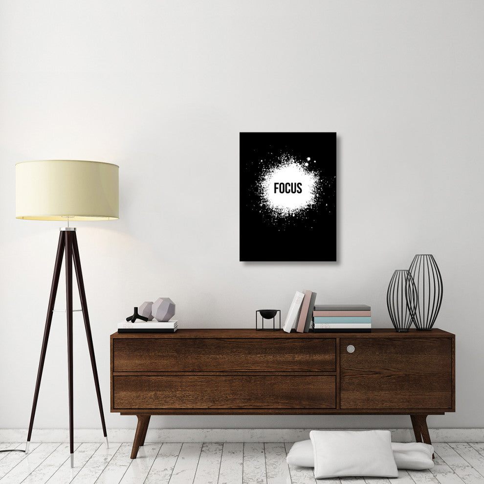 "Focus Poster Black" Fine Art Print