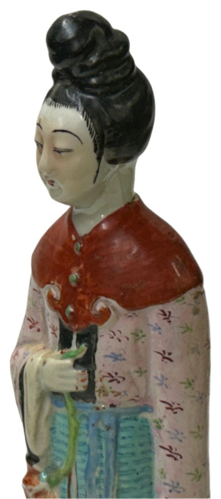 Vintage Oriental Ancient Style Dressing Ceramic Lady Art Figurine Hws4416