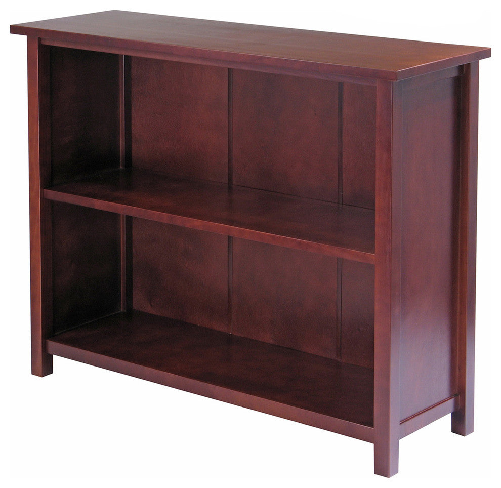 Milan Storage Shelf Or Bookcase, 3-Tier, Long
