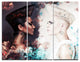 "Evil and Good Women" Metal Wall Art, 3 Panels, 36"x28"