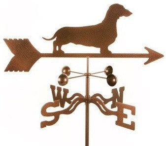 Dachshund Weathervane With Deck Mount