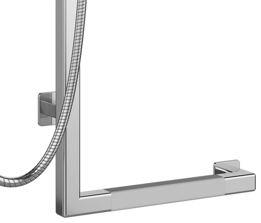 Seville Slide Bar With Handshower, 2.5 GPM, Chrome, Left