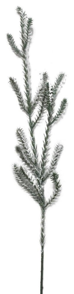 30" Sparkling Snow Flocked Artificial Pine Christmas Branch Spray