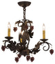 18W Vineyard 3 LT Chandelier