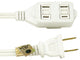 Sunlite Ex15/Wh Household 15' Extension Cord, White