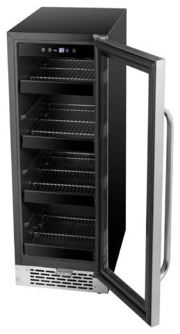 12" Built-In 60 Can Undercounter Stainless Steel Beverage Refrigerator