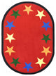 Kid Essentials Rug, Star Space, 5'4"x7'8" Oval