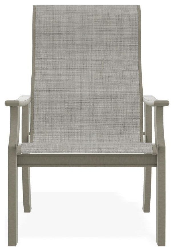 St. Catherine Sling Outdoor Armchair, Deacon/Storm