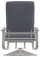 Belle Isle Cushion Outdoor Swivel Rocker, Proven Denim/Warm Gray