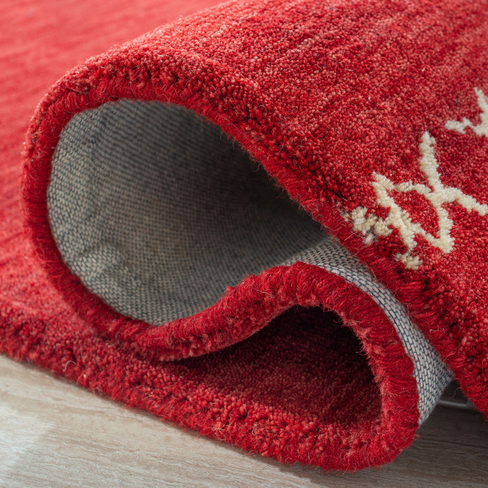 Safavieh Himalaya Collection HIM596 Rug, Red, 8' X 10'