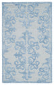 Safavieh Bella Bel127A Damask Rug, Blue, 2'6" X 4'0"
