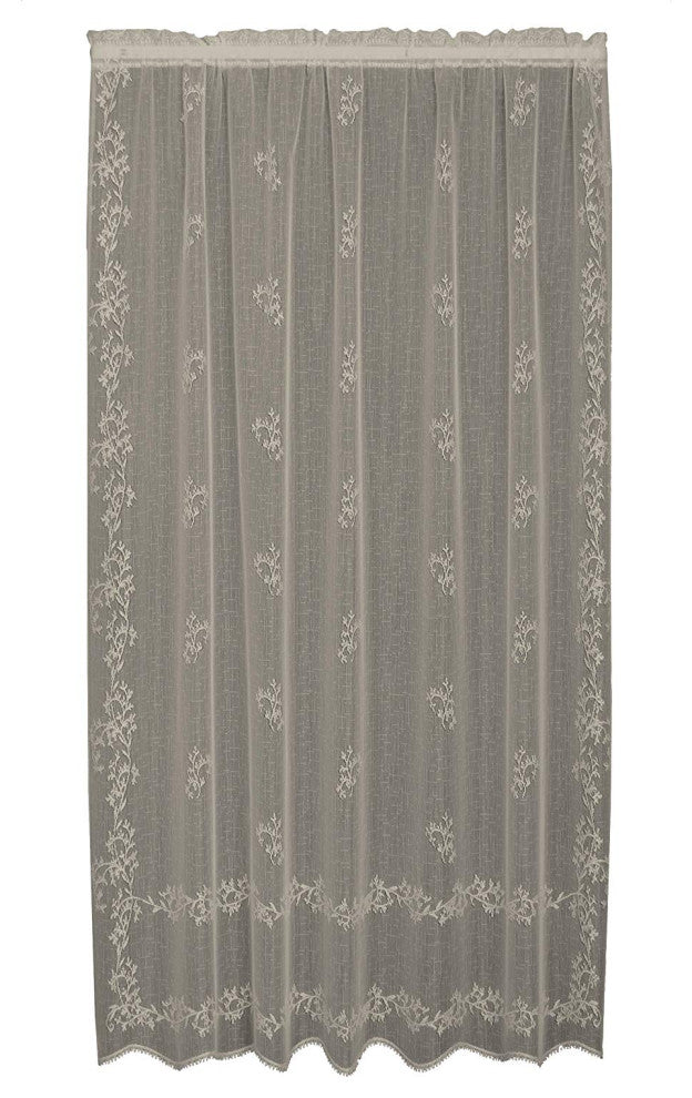 Heritage Lace Sheer Divine 60x96 Panel in White