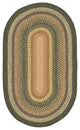 Safavieh Braided BRD308 Rug Machine-Washable, Multi, 10'x14' Oval