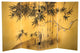 3' Tall Double Sided Bamboo Tree Canvas Room Divider