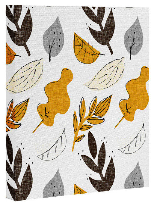Mummysam Fall Leaves Art Canvas, 16"x20"