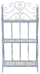 Safavieh Torus Patio 3-Tier Shelf Antique Blue