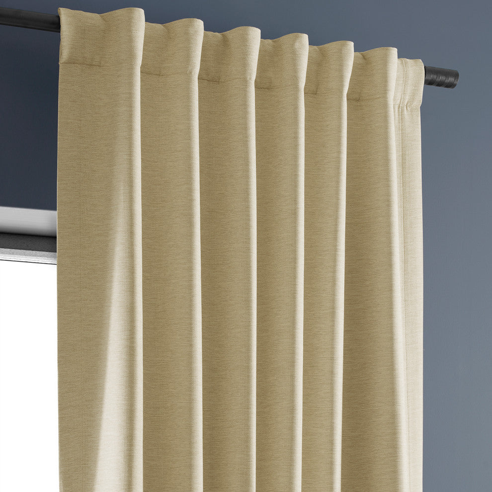 Candlelight Bellino Blackout Room Darkening Curtain Single Panel, 50"x84"