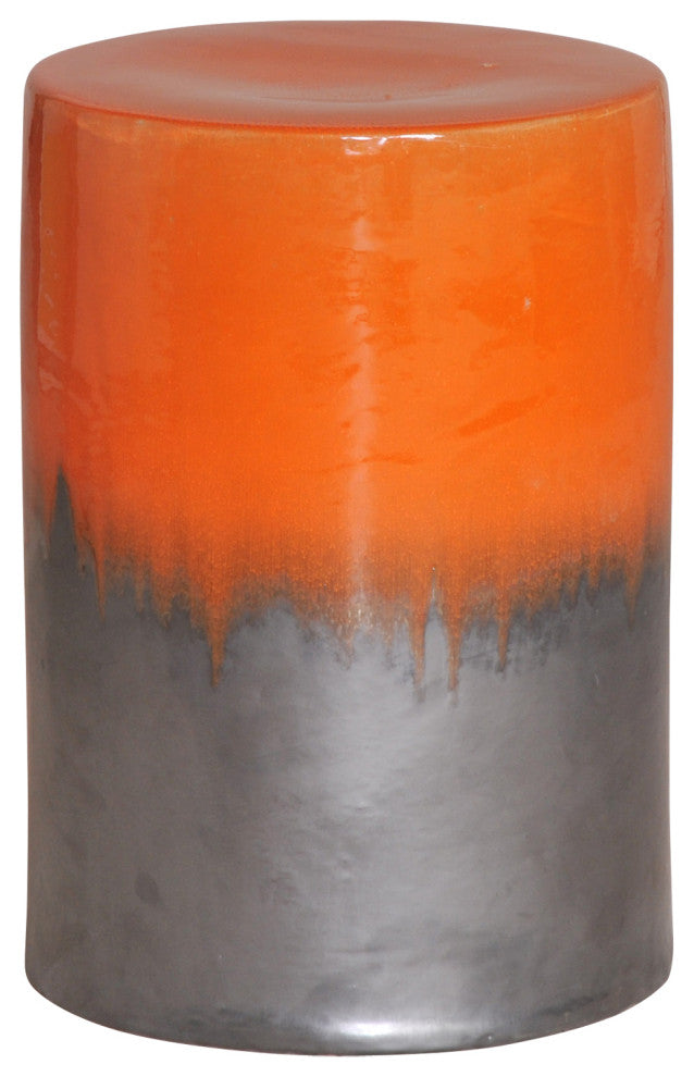 Garden Seat, Burnt Orange 13X18"H