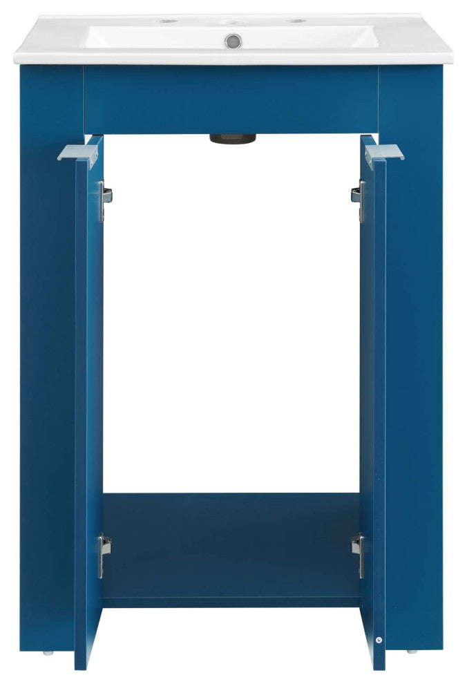 Maybelle 24" Bathroom Vanity, Navy White