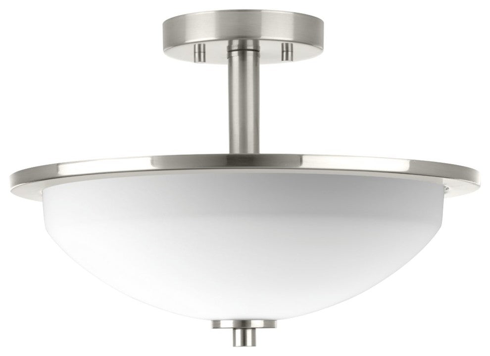 Replay Collection 2-Light Semi-Flush Convertible, Brushed Nickel