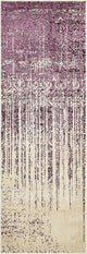 Unique Loom Purple Del Mar Jennifer 2' 2 x 6' 0 Runner Rug