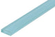 1"x12" Crystal Glass Liner, Set Of 10, Sky Blue