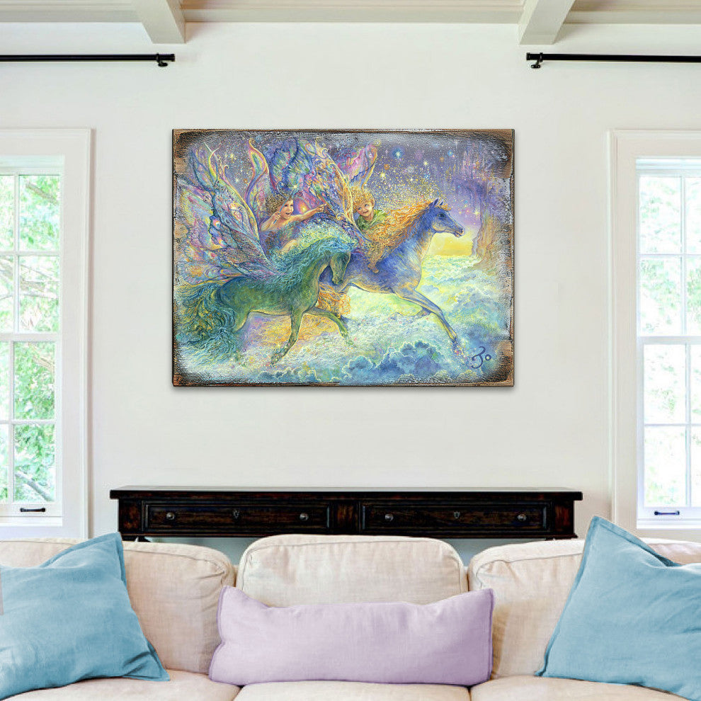 Race You to Fairy Land Wall and Table Top Wooden Decor, 12x9