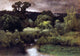 George Inness A Gray, Lowery Day Premium Canvas Print