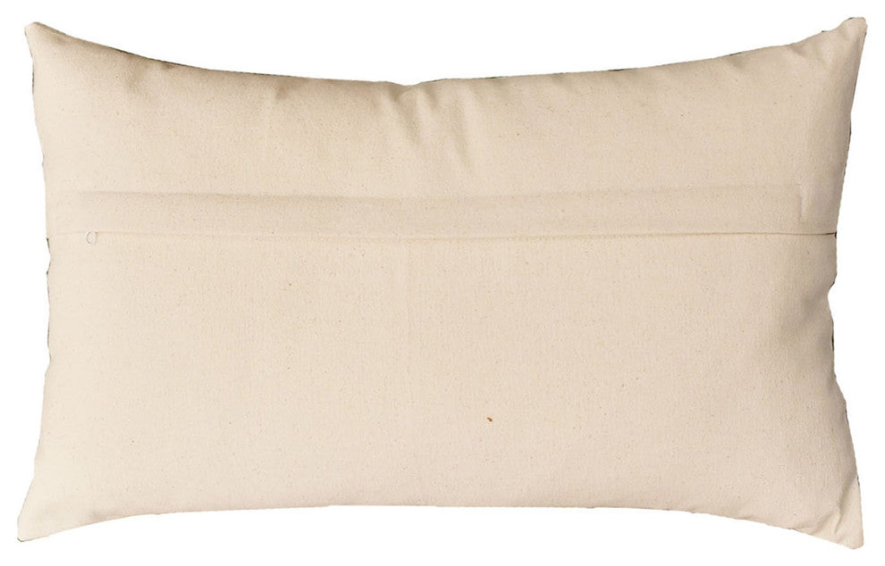 Lumbar Modern Throw Pillow Cover Quadrate Abstract Pillows Handmade Silk 14x20
