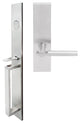 Sequoia Lever, Mortise Dummy Handleset, Right Hand, Satin Stainless Steel