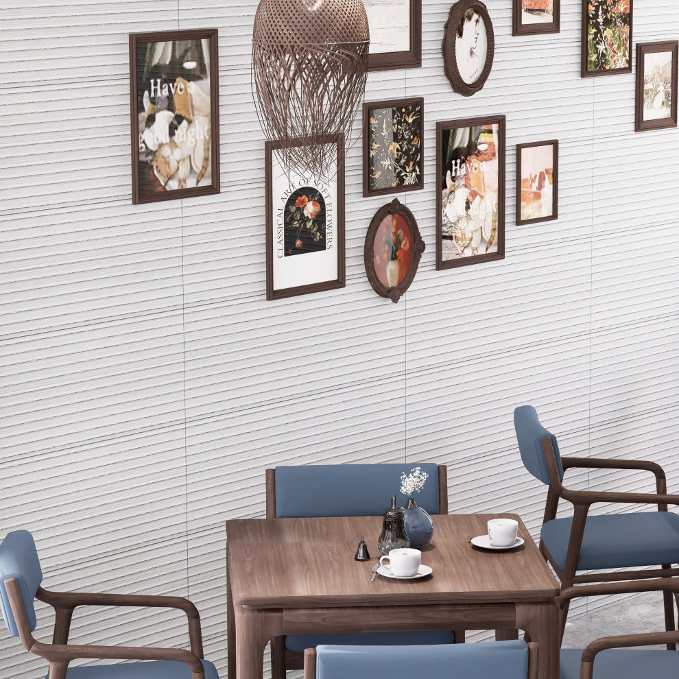 Lumiere Rythme Blanco Ceramic Wall Tile