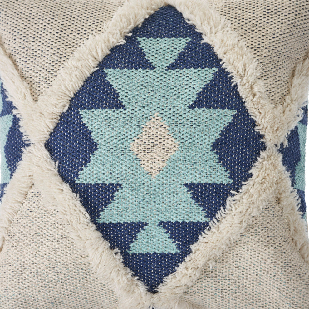 Tufted WInter Paradise Throw Pillow