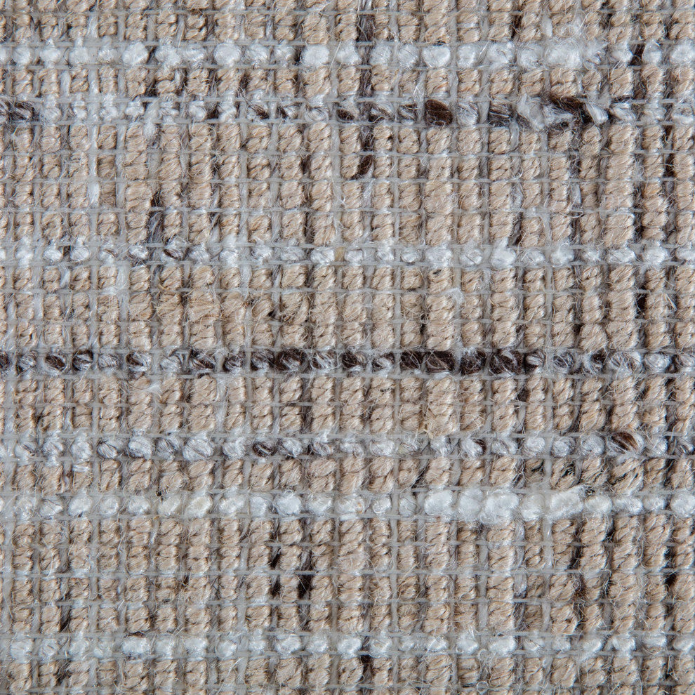 Sallisaw Tan Jute and Wool Rug, 8'x10'