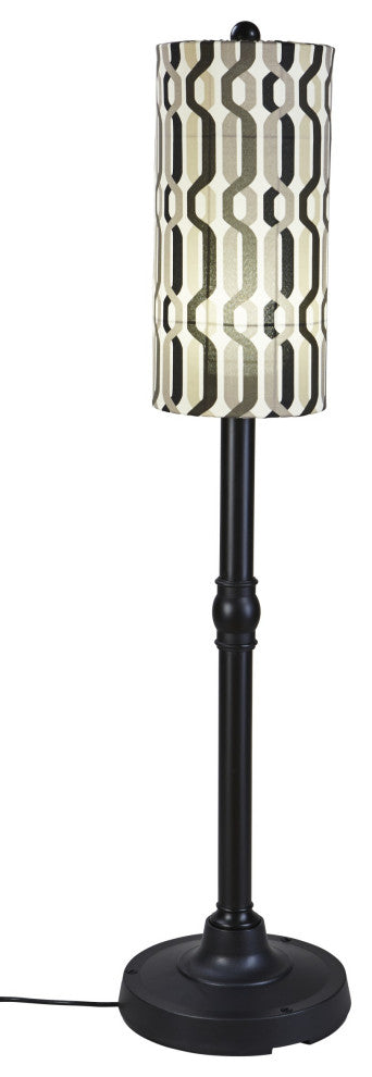 62-270 Coronado 58" Floor Lamp With 2" Black Body