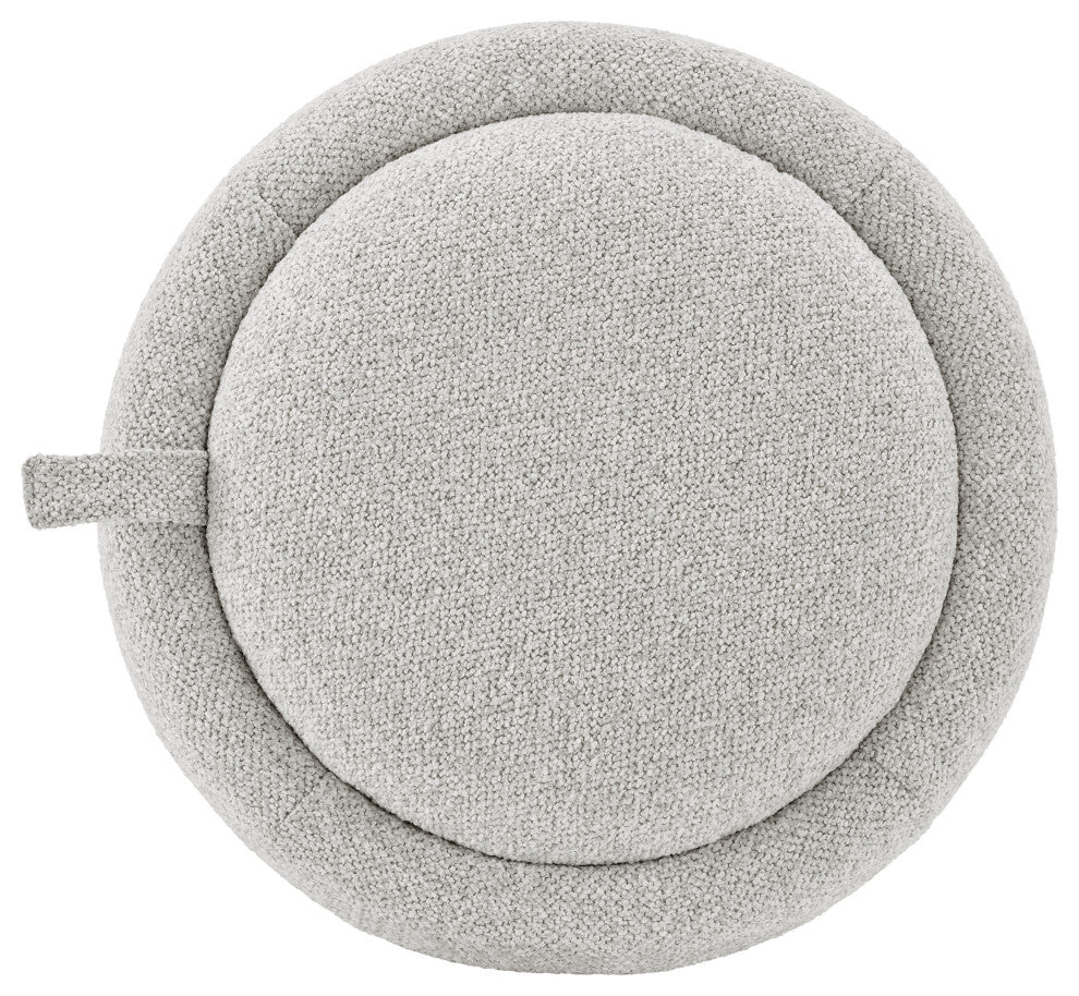 Murphy Storage Ottoman, Horizon Gray, Fabric