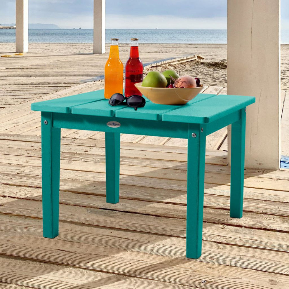Adirondack Large Side Table, Seashell Blue