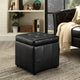 Volt Storage Ottoman, Black